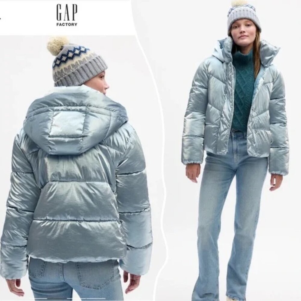 Gap Coldcontrol Max Short Puffer Jacket S - image 1